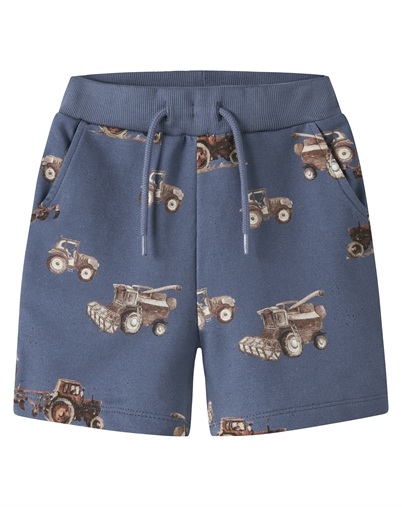 Name it - NMMJanol Sweat Long Shorts - Vintage Indigo